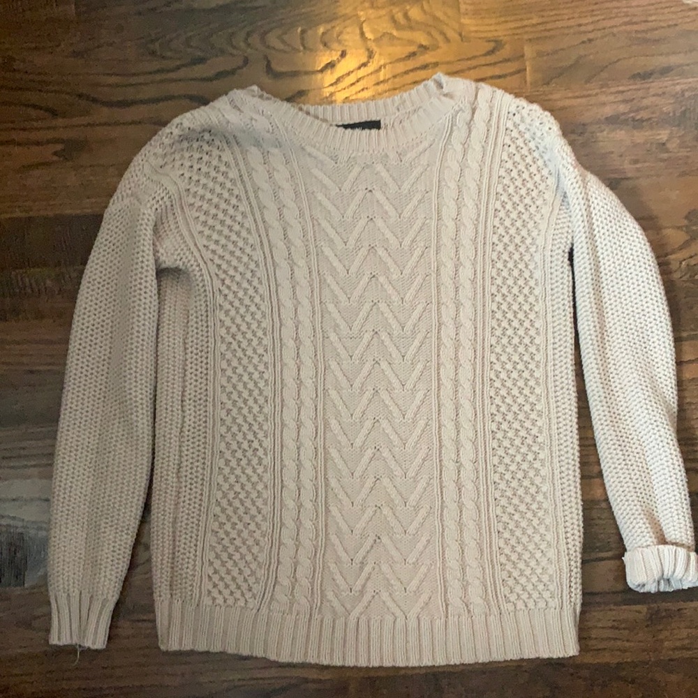 Tan Knit Sweater from Forever 21